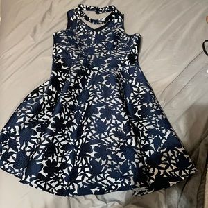 kids floral blue dress